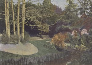 Nantes, Botaniska trädgården (färgad bild) av (after) French Photographer