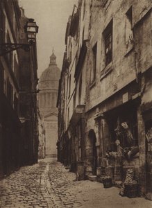 Rue des Carmes och Rue Valette (s/v foto) av (after) French Photographer