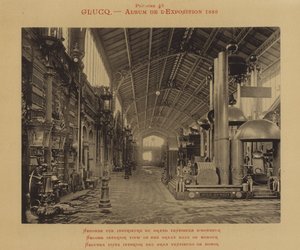 Andra interiörvyn av Great Hall of Honor (s/v foto) av (after) French Photographer
