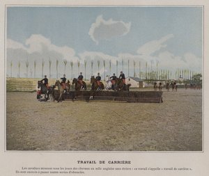 Travail de Carriere (färgad bild) av (after) French Photographer