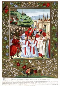 Charles VII:s inträde i Rouen, 26 oktober av (after) French School