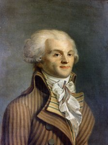 Porträtt av Maximilian Marie Isidore av Robespierre (1758-1794), fransk politiker.