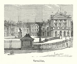 Versailles (gravyr) av (after) French School