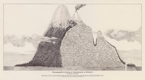 Vegetationsregioner i Chimborazo, Ecuador (litografi) av (after) German School
