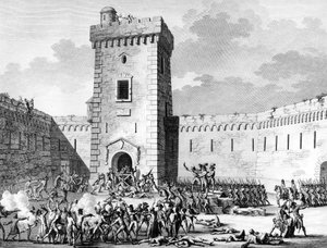 Franska revolutionen och antirevolutionära rörelser: Jakobinerna stannar till i Marseille och Aubagne inlåsta i Fort Saint John i Marseille och massakrer av rojalister den 17 Prairial An III (5 juni