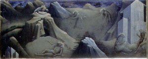 Scener ur St. Onuphrius liv (tempera på panel)