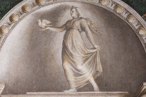 Diana Lucifera, detalj av lunetterna