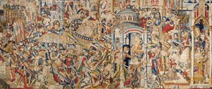 The Trojan War: The Destruction of Troy, c.1470 (gobeläng)