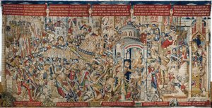The Trojan War: The Destruction of Troy, c.1470 (gobeläng)