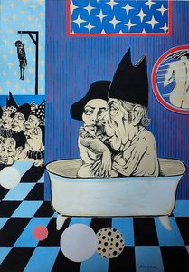G. C. Riccardi, Utan titel, ca 1972-1976, bläck på papper, 40x50, Italien.