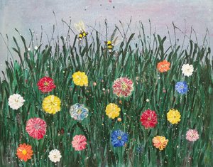 BLOMSTERÄNGEN MED BINA av ManuC.