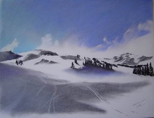 Savoie februari 30x40 av Simon Fletcher