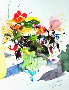 Novemberblommor 56 x36 2002