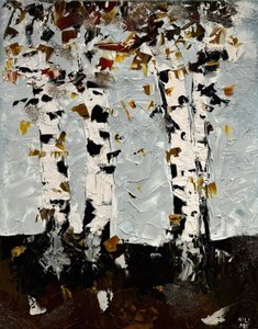 Björkträd av HILI ART Tetiana Brzozowski
