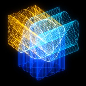 Lissajous Tre Fyra Fem av elkement