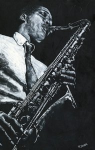 Uttrycksfull saxofon av Richard Young