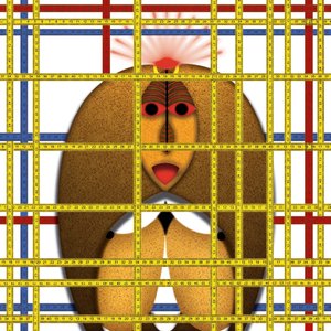 Animal Rationale (I) - Hommage Piet Mondrian av Alexander Eibach