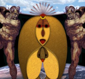 Schwierige Überfahrt (II) (aus der Serie Anima Dannata) av Alexander Eibach