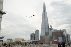 London Bridge över Themsen i hjärtat av London