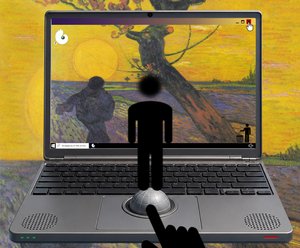 Mötet mellan världen och jorden (ur serien Windows) av Alexander Eibach