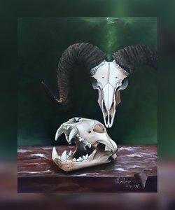 Memento mori (Studie av djurskallar)