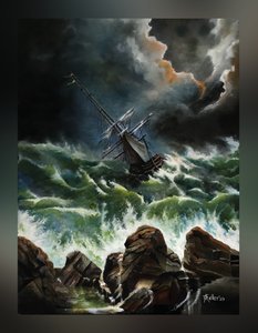 Dans på avgrunden (Stormigt hav)