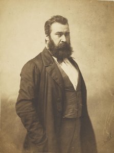Jean-François Millet, 1856-58 (saltade pappersutskrifter från glasnegativ) av Nadar