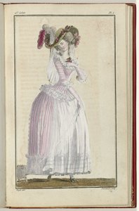 Cabinet des Modes eller Les Modes Nouvelles, 15 juni 1786, pl. jag