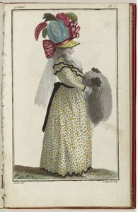 Cabinet des Modes eller Les Modes Nouvelles, 15 mars 1786, pl. jag