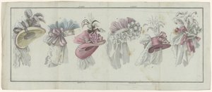 Magasin des Modes Nouvelles Françaises et Anglaises, 20 juli 1787, 25:e anteckningsbok, 2:a årgång, enkel pl.