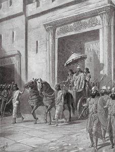 Erkännandet av Esarhaddon som kung i Nineveh (lito) av A.C. Weatherstone