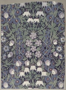 Columbine, tillverkad av Jeffrey & Co., London (tapet) av A.F. Vigers