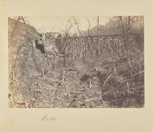Trestle Bridge över Bull Run av A.J. Russell