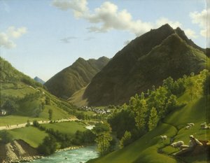 En dal i Pyrenéerna av A.L.R.M. Duperraux