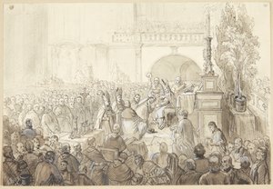 Kyrklig ceremoni av A. Burg