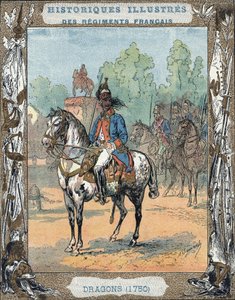 Dragoner från den franska kejserliga armén