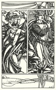 Illustration till Tennysons In Memoriam (gravyr)