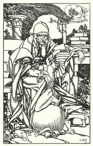 Illustration till Tennysons In Memoriam (gravyr) av A. Garth Jones