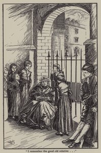 Illustration till The Essays of Elia av Charles Lamb (litho)