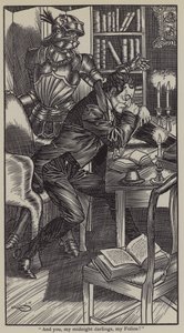 Illustration till The Essays of Elia av Charles Lamb (litho)