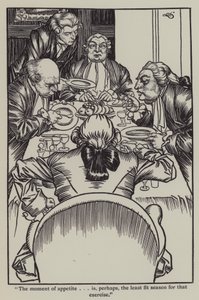 Illustration till The Essays of Elia av Charles Lamb (litho)