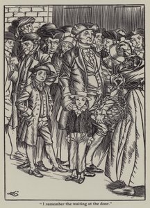 Illustration till The Essays of Elia av Charles Lamb (litho)