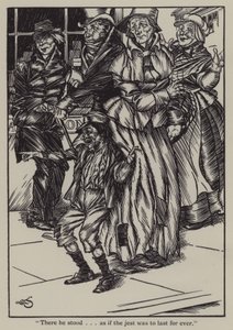 Illustration till The Essays of Elia av Charles Lamb (litho) av A. Garth Jones