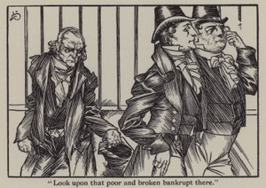 Illustration till The Essays of Elia av Charles Lamb (litho) av A. Garth Jones