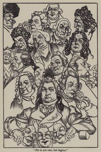 Illustration till The Essays of Elia av Charles Lamb (litho)
