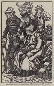 Illustration till The Essays of Elia av Charles Lamb (litho) av A. Garth Jones