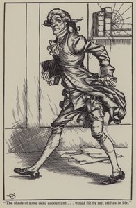 Illustration till The Essays of Elia av Charles Lamb (litho) av A. Garth Jones