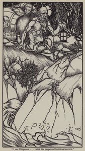 Illustration till The Essays of Elia av Charles Lamb (litho) av A. Garth Jones