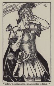 Illustration till The Essays of Elia av Charles Lamb (litho) av A. Garth Jones