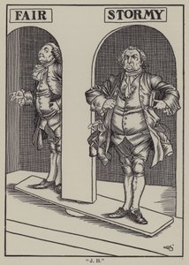 Illustration till The Essays of Elia av Charles Lamb (litho) av A. Garth Jones